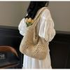 Large Capacity Woven Bag Women's Summer 2025 New Shoulder Straw Bag Seaside Vacation Beach Bag