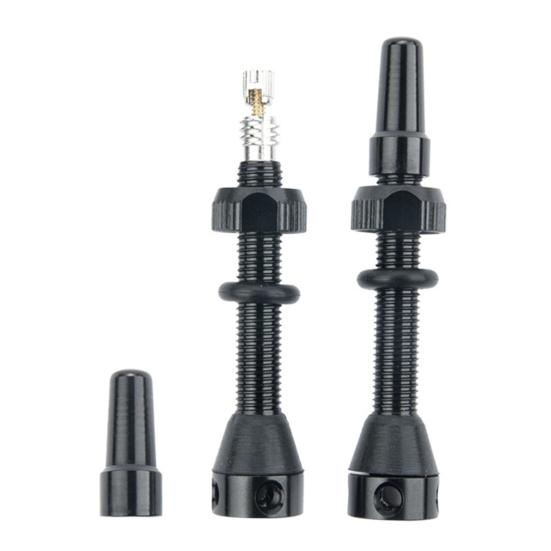 2Pcs 40mm CNC Alloy Tire Valve Stem for Tubeless Mountain Road