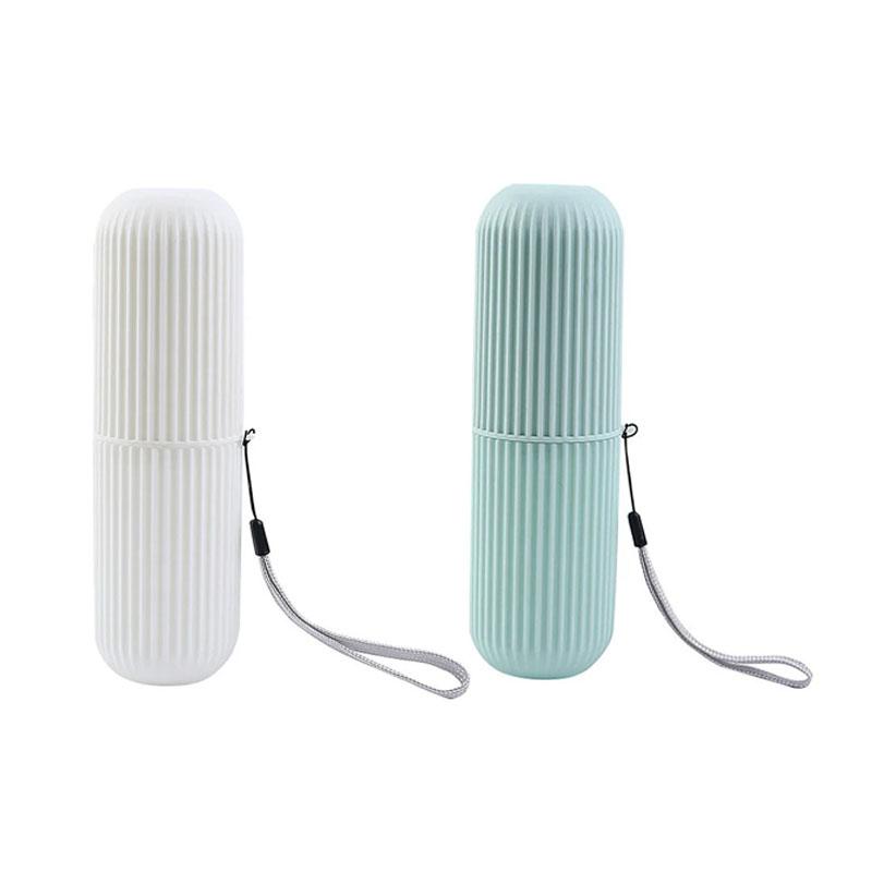 Portable Toothpaste Toothbrush Protect Holder Case Travel Camping Storage Box Organizer Travel Toiletries Storage Cup New Creat