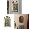 Frame Swimming Wall Art Bathroom Decoration Fake Window Hanging Sign