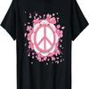 Peace Design Peace Sign Cherry Blossom Peace T-Shirt