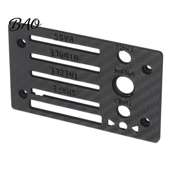Replacement Plate Guitar Faceplate for Ibanez Fishman SST Preamp, 3D Control Panel Cover Printed Preamp Cover, Accessories Easy to Install