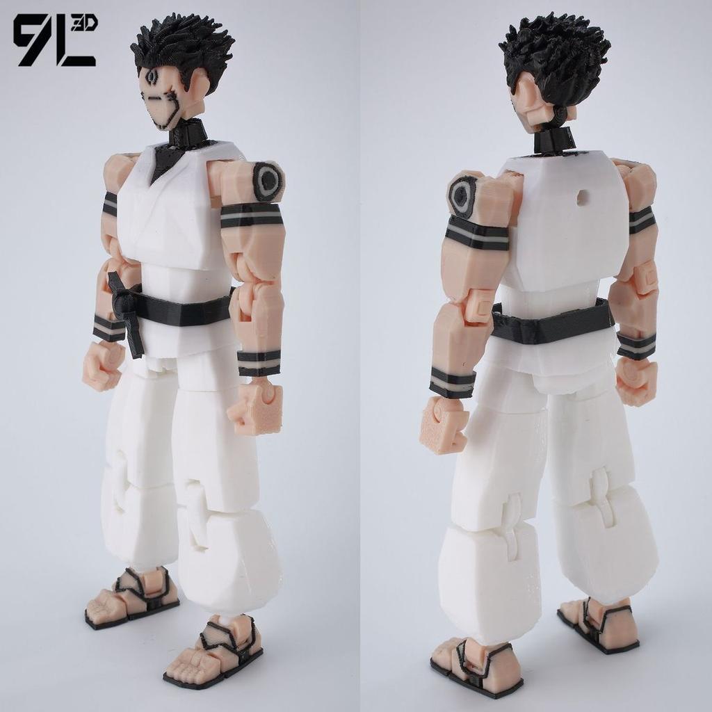 Jujutsu Kaisen 9L 3D Print Gojo Satoru Geto Suguru Anime Action Figure Choso Fushiguro Toji Model Toy Boys Collection