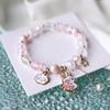 Lily of the Valley Butterfly Bracelet - Multi-Style Beaded Star & Moon Design