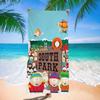 South Cartoon Parkes Classic Movie Bath Towel Microfiber Soft Water Absorbing Breathable For Girl Kids Decorative Beach Towel