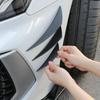 4/6PCS Carbon Fiber Universal Front Bumper Lip Diffuser Splitter Fins Body Spoiler Canards Valence Chin Car Tuning Canard Decor