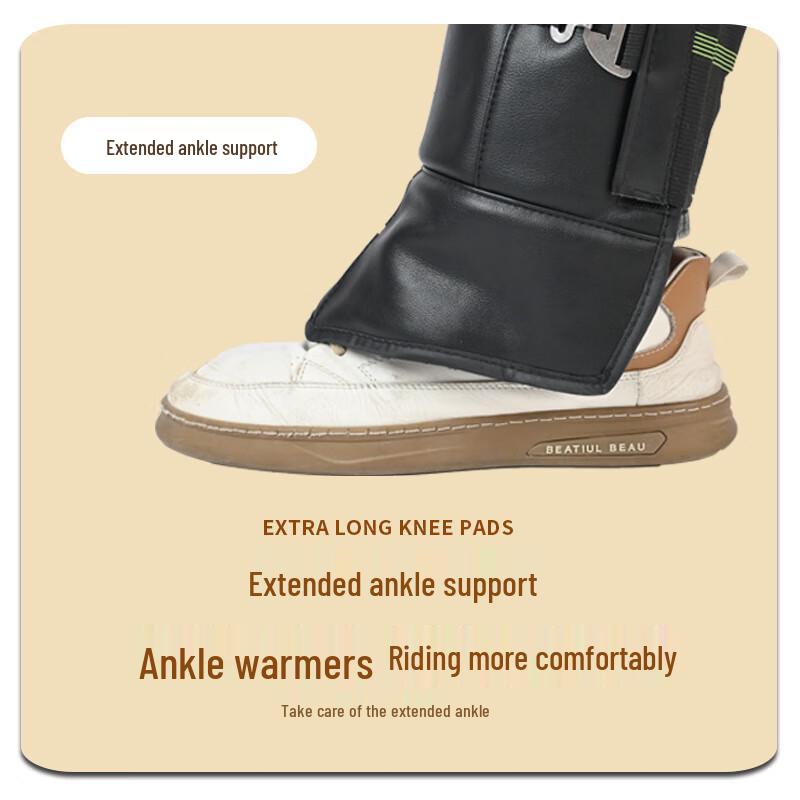 Long Windproof Thermal Riding Leg Warmers