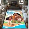 Moana Cartoon Crystal Velvet Rug, Soft Anti‑Slip Crystal Velvet Carpet for Living Room Bedroom Home Decor