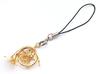 SUNRISE SOUND HOUSE Miniature Musical Instrument: Metal French Horn, 2.5cm (with string)