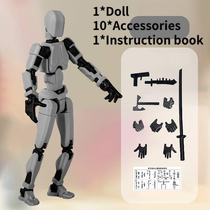 Versatile Jointed Figurine Stress Relief Toy Perfect For Creative Diy Enthusiasts