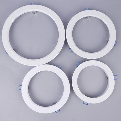 Led Downlight Spotlight Brackets Light Stand Adapters Lamp Shade Rings Hole Enlarge White Outer Frames Cut Out Remedial Circles