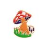 Colorful Mushroom Collection Enamel Brooches Cute Agaric Golden Pins For Backpack Bag Hat Jewelry Decoration