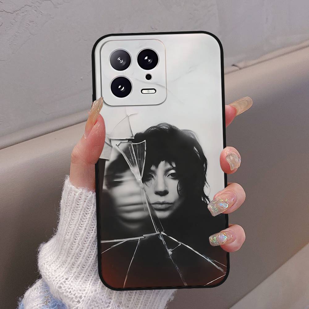 Singer A-Lady Gaga-S Phone Case For Xiaomi 11 12 Redmi Note 11 5G 8T 9A 9 10T Note8Pro Note9 12SUltra Black Case