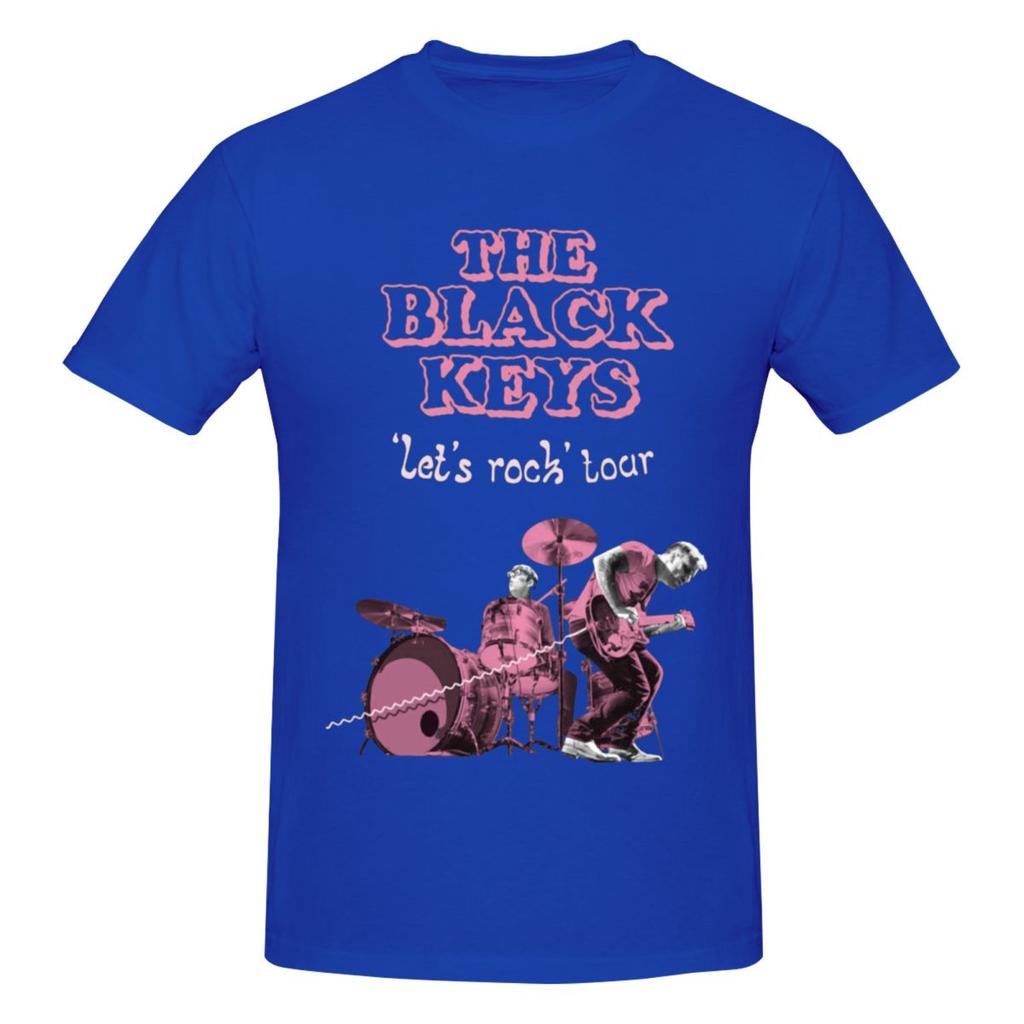 Unisex The Black Keys Trendy T Shirt Streetwear O-neck Cotton Tshirt
