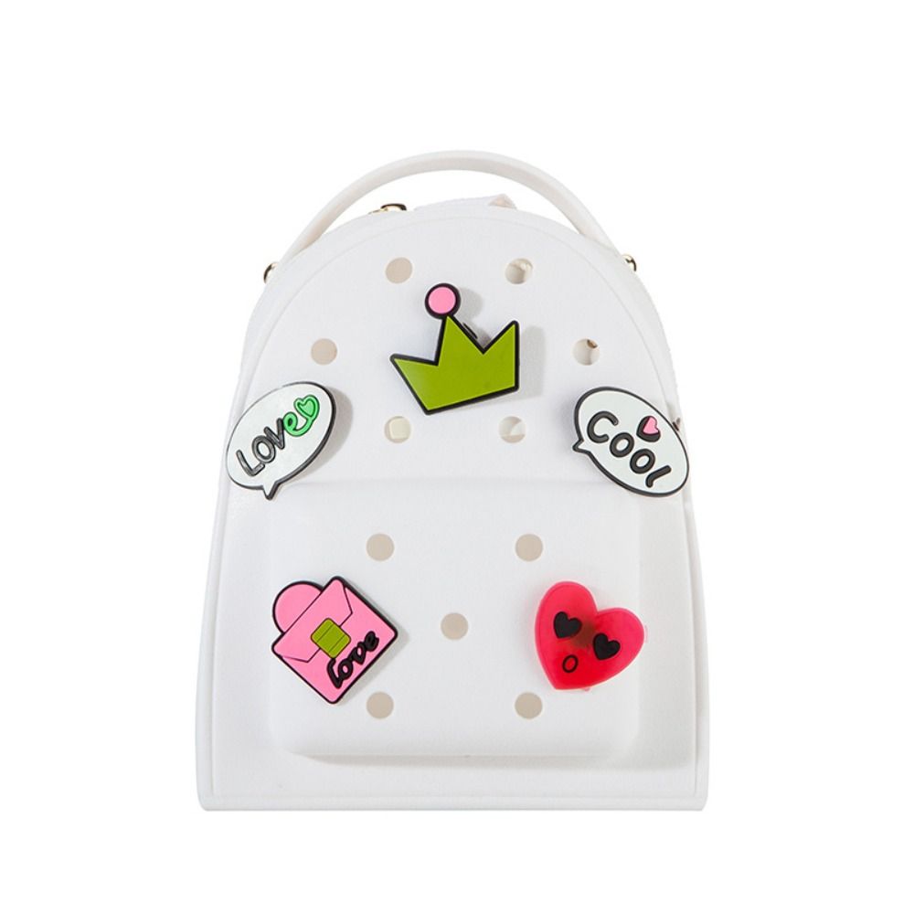 Adjustable Straps Kids Schoolbags Zippered Kindergarten Knapsack Fashion Silicone Backpack  Ladies