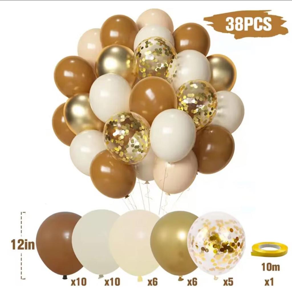 38/50pcs Confetti Latex Balloons Birthday Party Decoration Wedding Decor Baby Shower Globos Clear Air Balloons Valentine'S Day