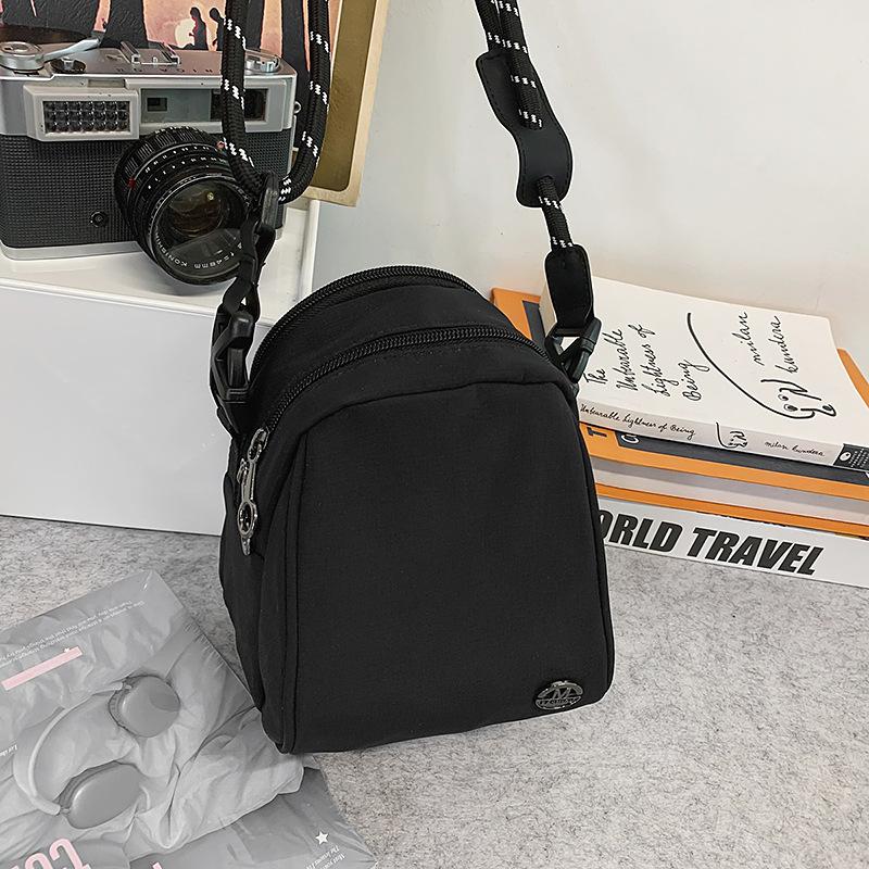 Trendy Brand Small Bag Women'S Mini Lightweight Multi-Compartment Shoulder Messenger Bag Fashionable Mobile Phone Bag Small Shell Backpack