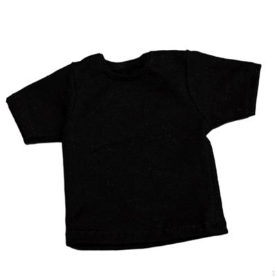 1/6 Female Short Sleeve T-shirt Miniature Clothes Costume for 12 Inch Doll Model Action Figures