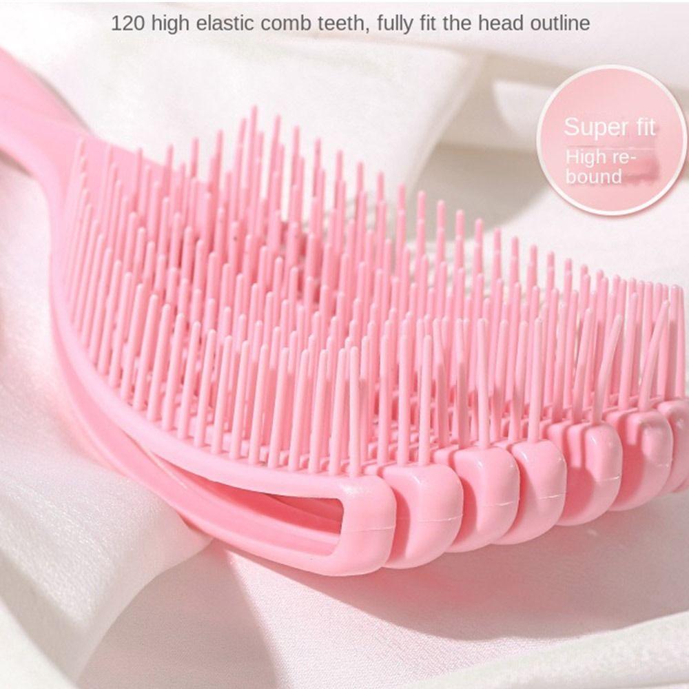 Hollow Hollowing Out  Massage Comb Anti-static Hair Brush Portable Scalp Massage Comb  Nylon Salon