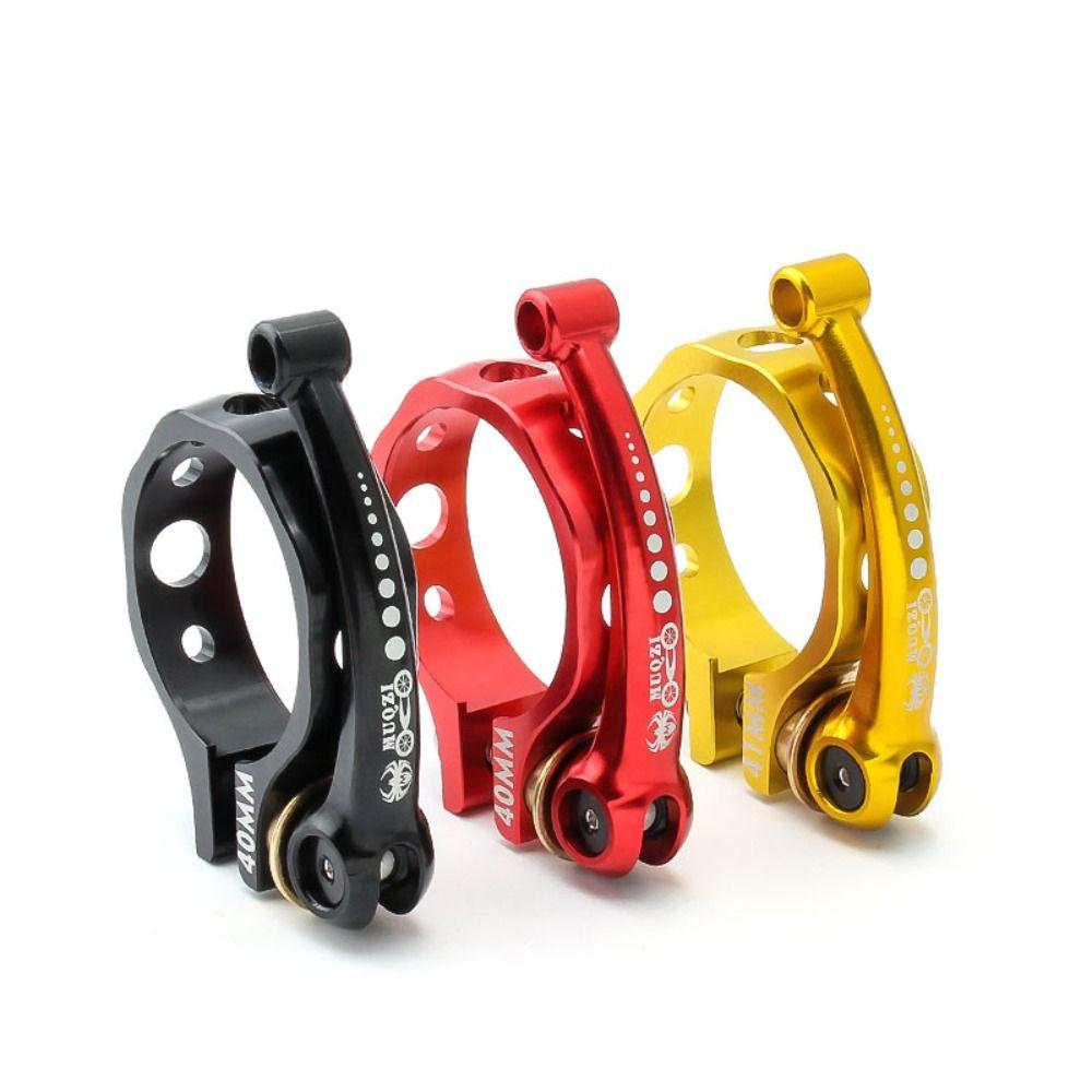 40/41mm Bike Seat Tube Clamp Aluminium Zinc Zinc Alloy Bicycle Saddle Clip Bike Seat Post Clamp MTB