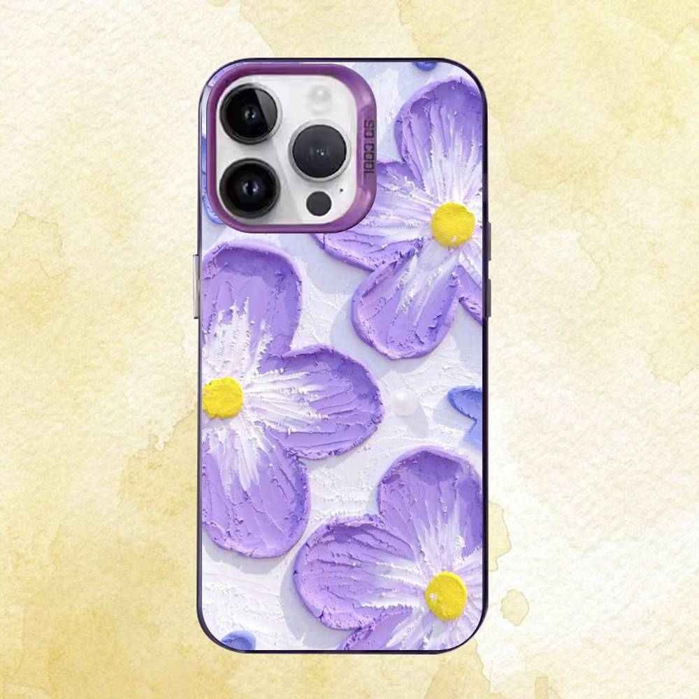 Oil painting flowers Phone Case For iPhone 17 16e 16 15 14 13 12 11 Pro Max X XR XS MAX Back Cover