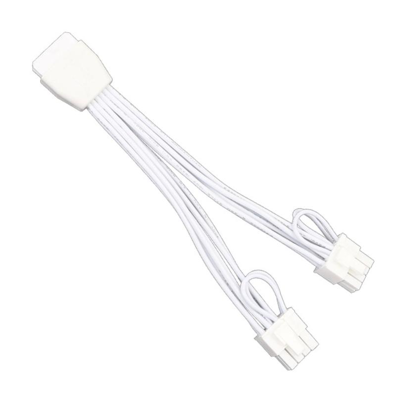 PCIE5.0 16PIN (12+4Pin) to 2x8PIN 12VHPWR GPU Cable Straight Connector 16AWG GPU Extender for Desktop Compatibility 1