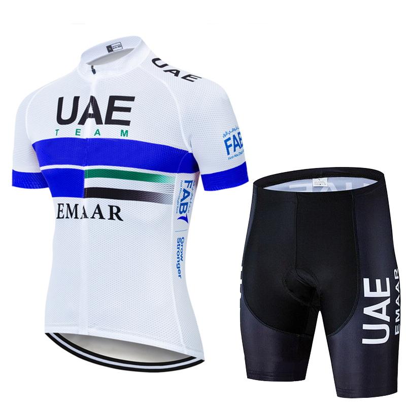 Cycling Suit Summer Men's Road Bike Short Sleeved Set Breathable Quick Drying Cycling Jersey with Sponge Cushion Bib