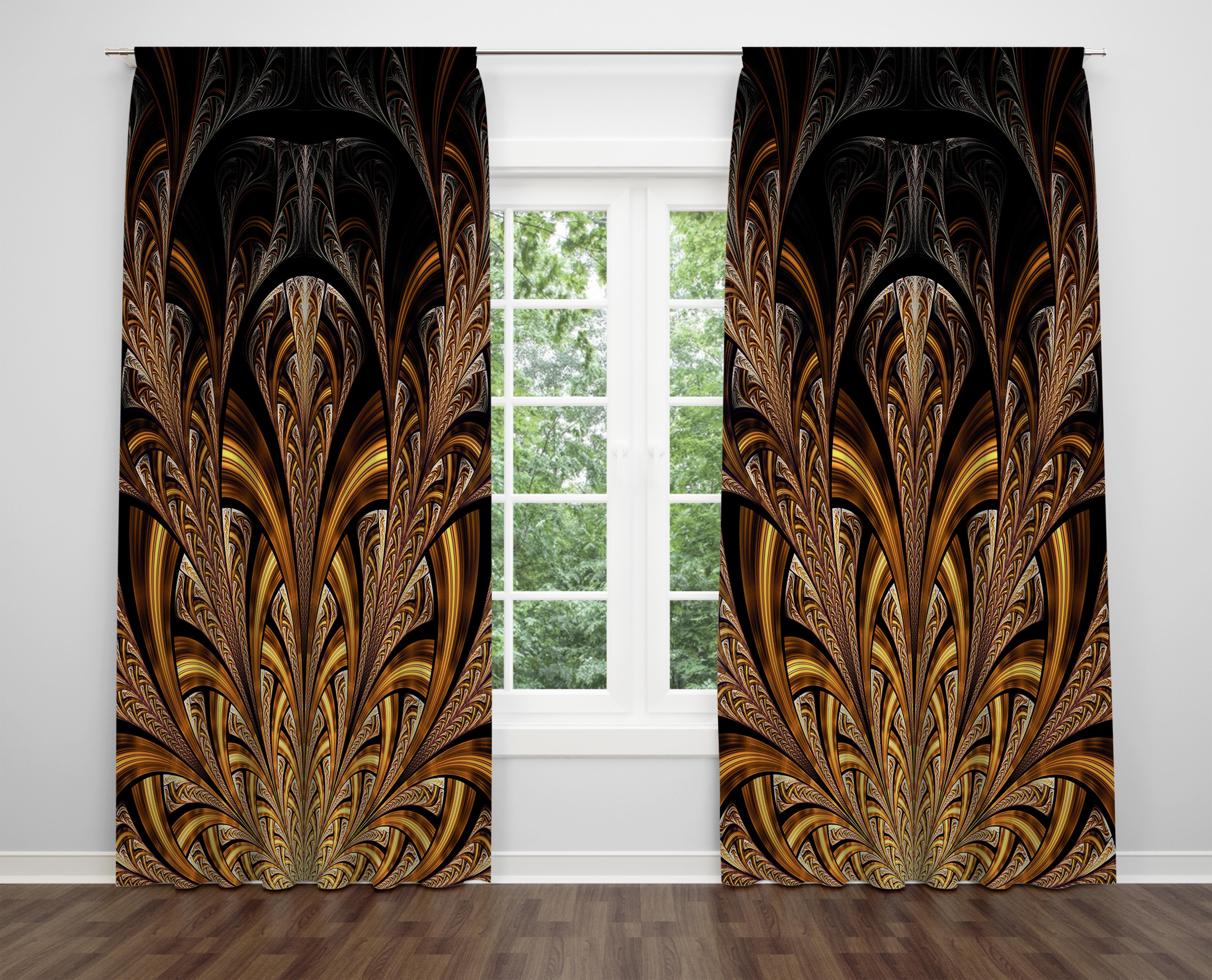 

Декоративний дизайн, високоякісна бавовняна тканина, ви можете вибрати одну або подвійну фіранку з крила 1 piece різнокольоровий