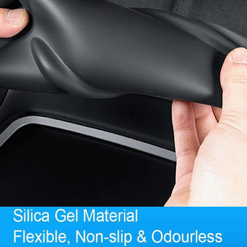 Silicone Non-Slip Pad Mat For Tesla Model Y   Car Central Control Phone Wireless Charging Charger Protect Cover Pad