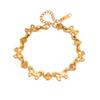 Butterfly Stainless Steel Pig Nose Buckle Bracelet Stackable Light Luxury Niche Jewelry Non Tarnish Titanium Steel Fashion Women Accessories