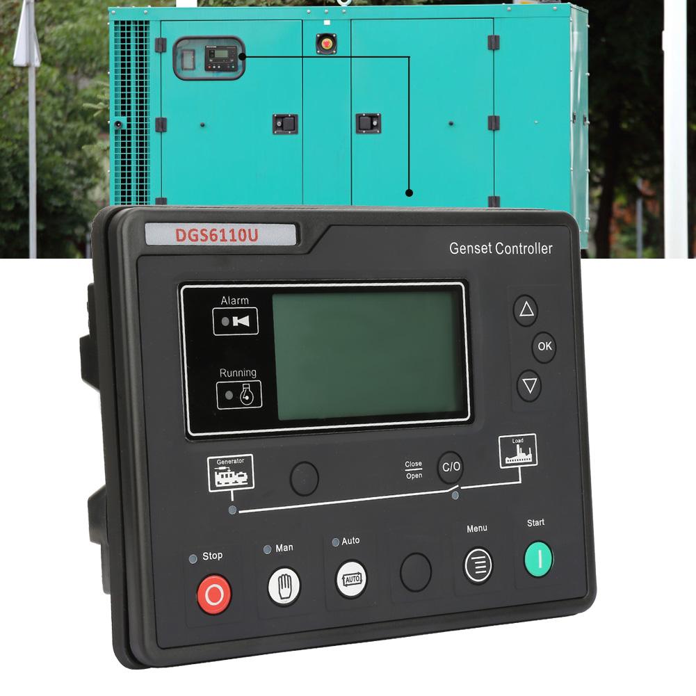 DGS6110U Electronic Generator Controller Module Control Panel LCD Display