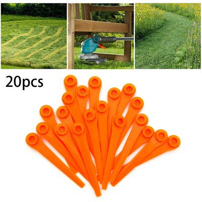 20pcs Plastic Blade Cutter Replace For Cordless Grass Trimmer Strimmer Tool