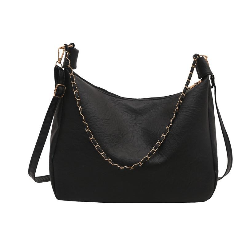 Pu Leather Tote Bag For Women With Large Capacity And Zipper Closure For Daily Commute
