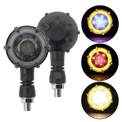 Signální lampa Denní svícení LED blikače Pro motocyklové závodní skútry ATV Dvojice Motocyklové blinkry Výstražná světla