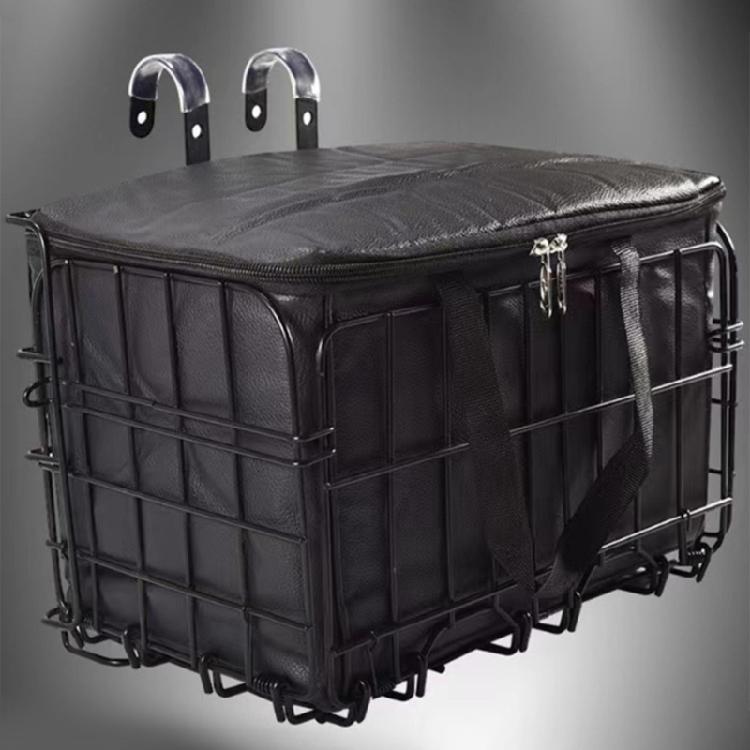 Mountain Bike Basket Replacement Front and Rear Hanging Basket Mountain Bike Folding Storage Basket Easy to Install