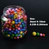 1Bottle Premium High Buoyancy Foam Fishing Beads, Multi-Color Pop Up Balls for European Carp Rig