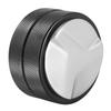 51mm Stainless Steel Coffee Tamper Base Coffee Bean Press Tool Black (Three Angled Slopes)