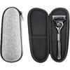 For Gillette Fusion5 Razor Case,EVA Waterproof Shockproof Razor Storage Bag Travel Carrying Shaver Case for Gillette Fusion5 Razor (Grey)