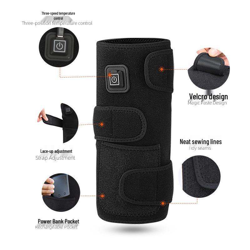 Inteligentna podgrzewana nakolannik USB - Elektryczna terapia z kontrolą temperatury