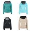 Fashionable Women's Long Sleeve Hoodie Sweater For A Chic Winter Look