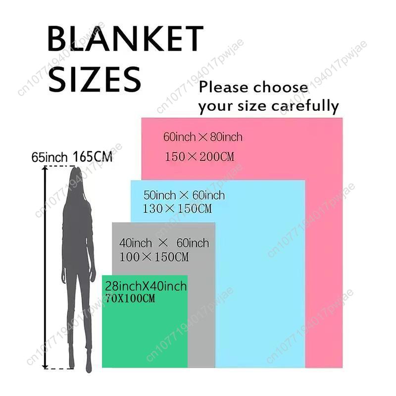 Letter Pattemn Soft Blanket To My Mom PortableWarm Throw Blanket All Season Breathable Comfortable Custom Blankets 75cmx90cm