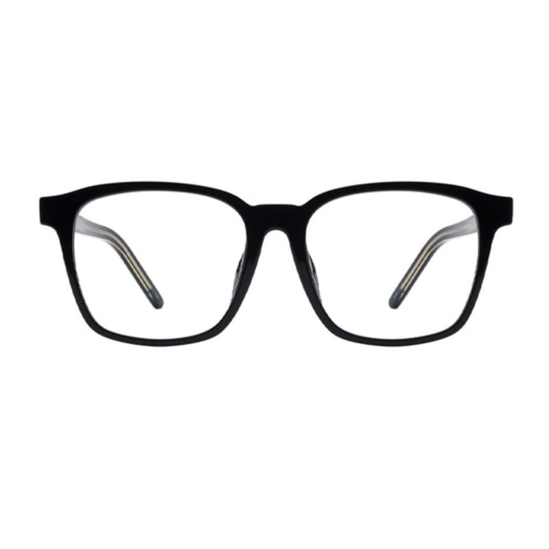 oart Pessoa BLACK Oversized Horn-Rimmed Glasses