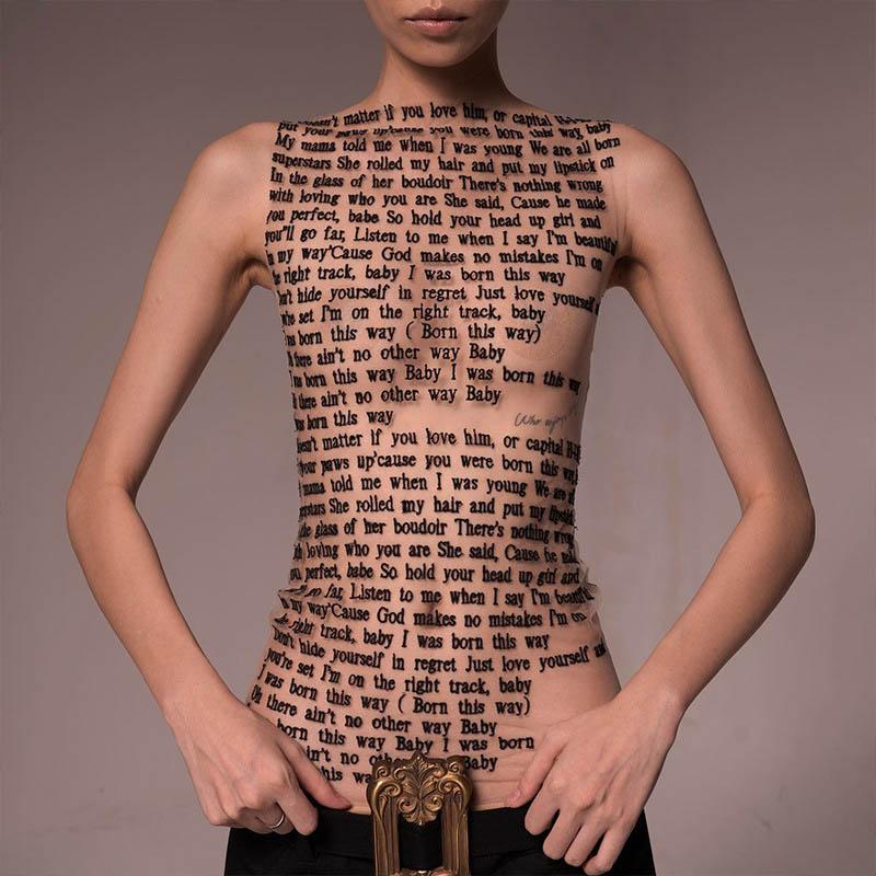 

Модный круглый воротник без рукавов майка сетка сексуальный артикул принт тонкий повседневный топ женская хипстерская одежда M телесный