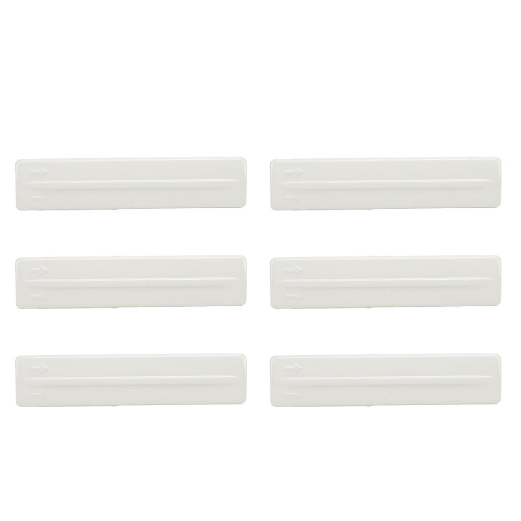 Set of 6 High Strength ABS Roof Rack Removal Cover Drip Rack Molded Trim