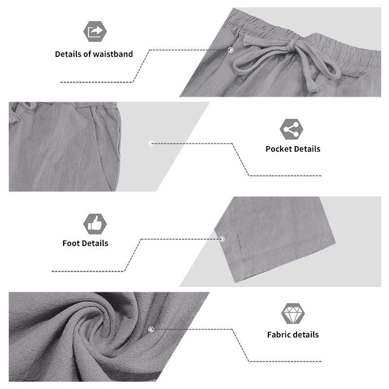 European Men's Linen Sleeveless Lapel Shirt & Long Pants Set – Breathable for Vacation