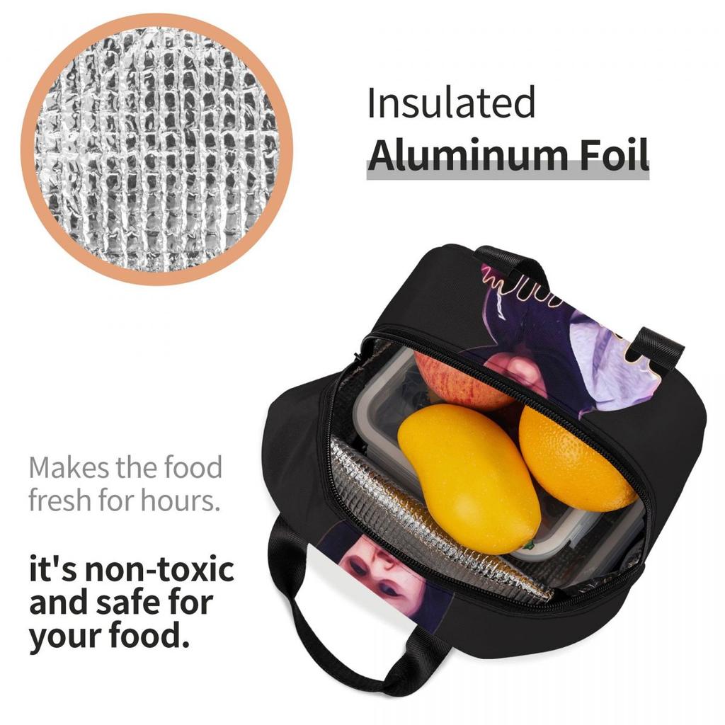 Hasbulla Magomedov Insulated Lunch Bag for Kids School Cooler Thermal Food Box Tote Portable Lunch Boxes Container