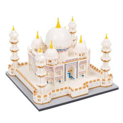 LULUFUN Mikrobloková stavebnica 3D puzzle Hrad Darček pre dospelých Interiérová montáž Zabíjanie času Hobby Populárne (Taj Mahal)