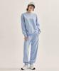Willy War Studio Cover Stitch Sweatshirt Set [Sky Blue]