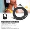 Replacement   Cable with Inline Microphone and Track Control Portable   Cable for Headphones(Black Red )