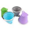Folding Cup 300ml Water Cup Travel Silicone Retractable Color Portable Outdoor Coffee Hand Cup